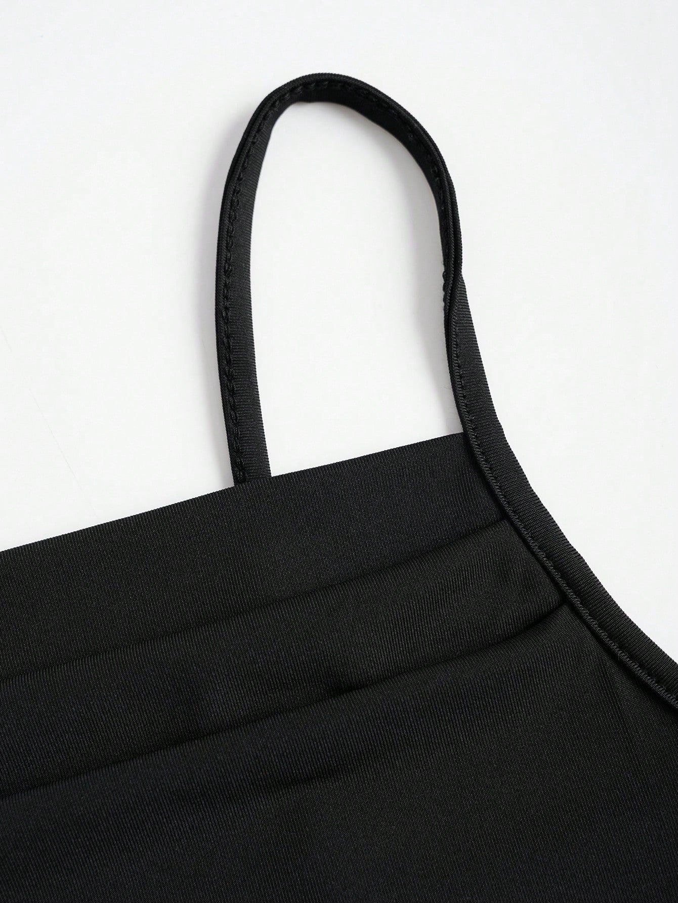 Solid Color Maxi Dress Neutral Color Single Piece Sleeveless Cami Design For General Occasions