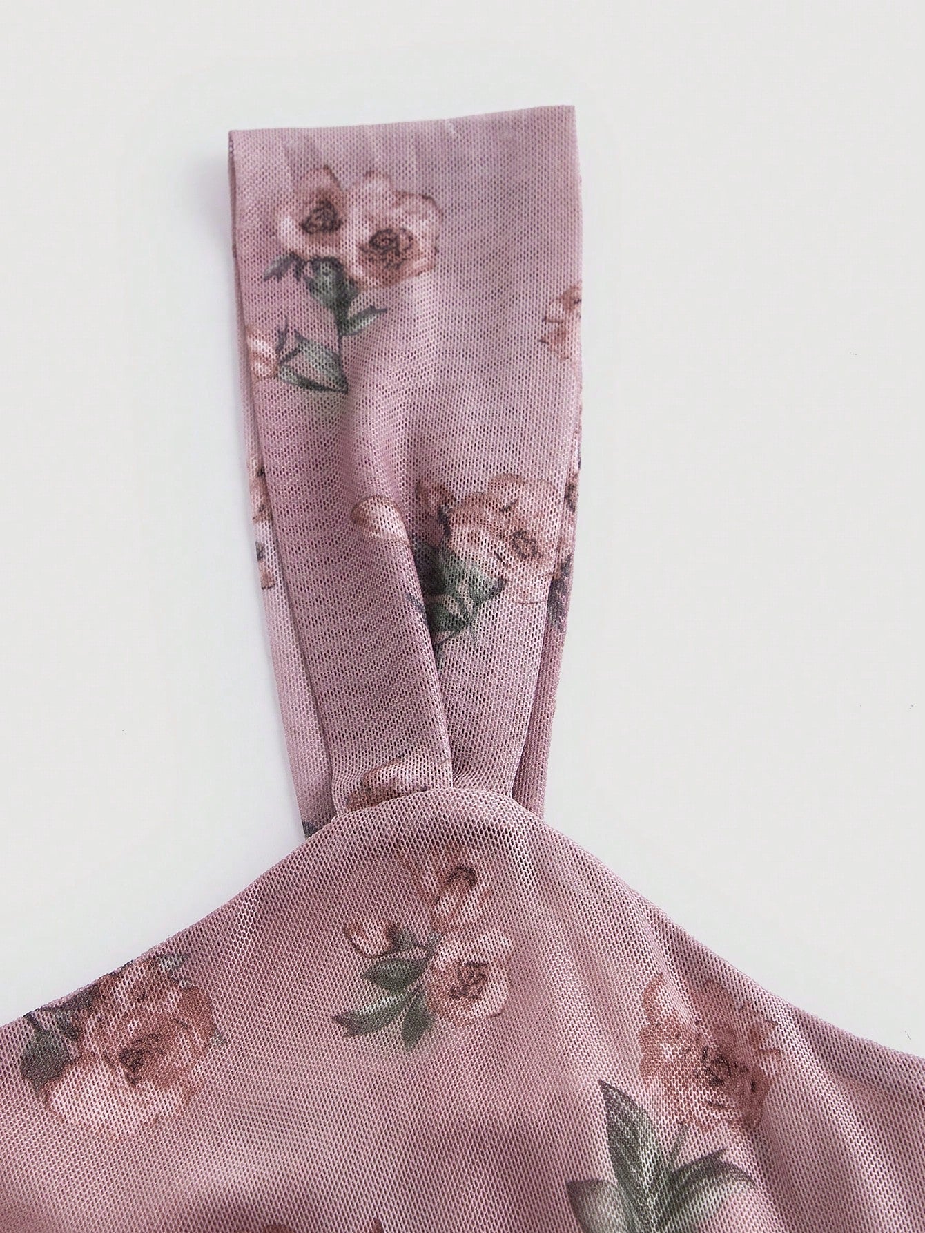 Floral Print Dress Baby Blue Color Single Piece Sleeveless Flared Hem Design For General Occasions