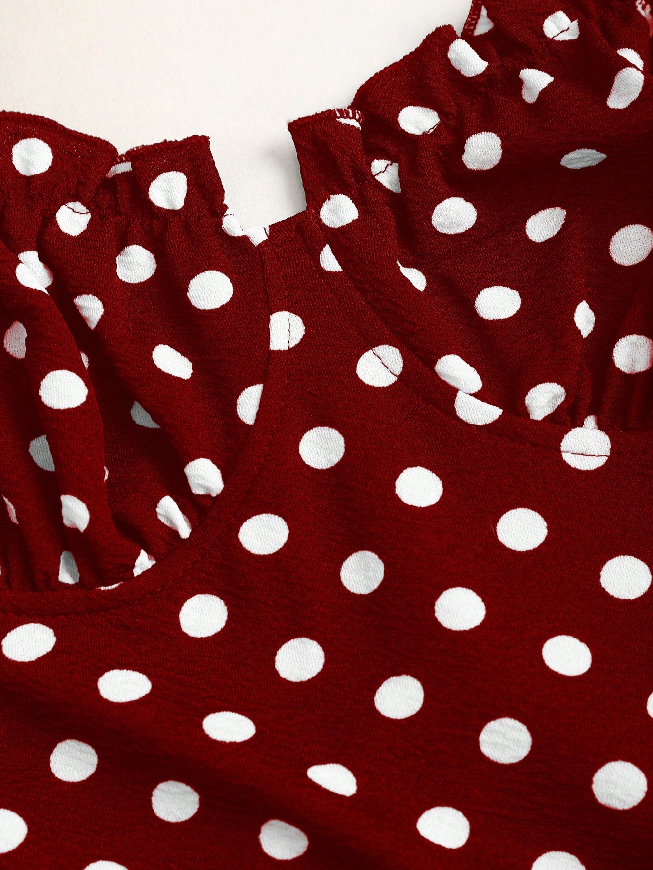 Polka Dot Pattern Dress Black and White Color Single Piece Sleeveless Strap Design For Casual Wear