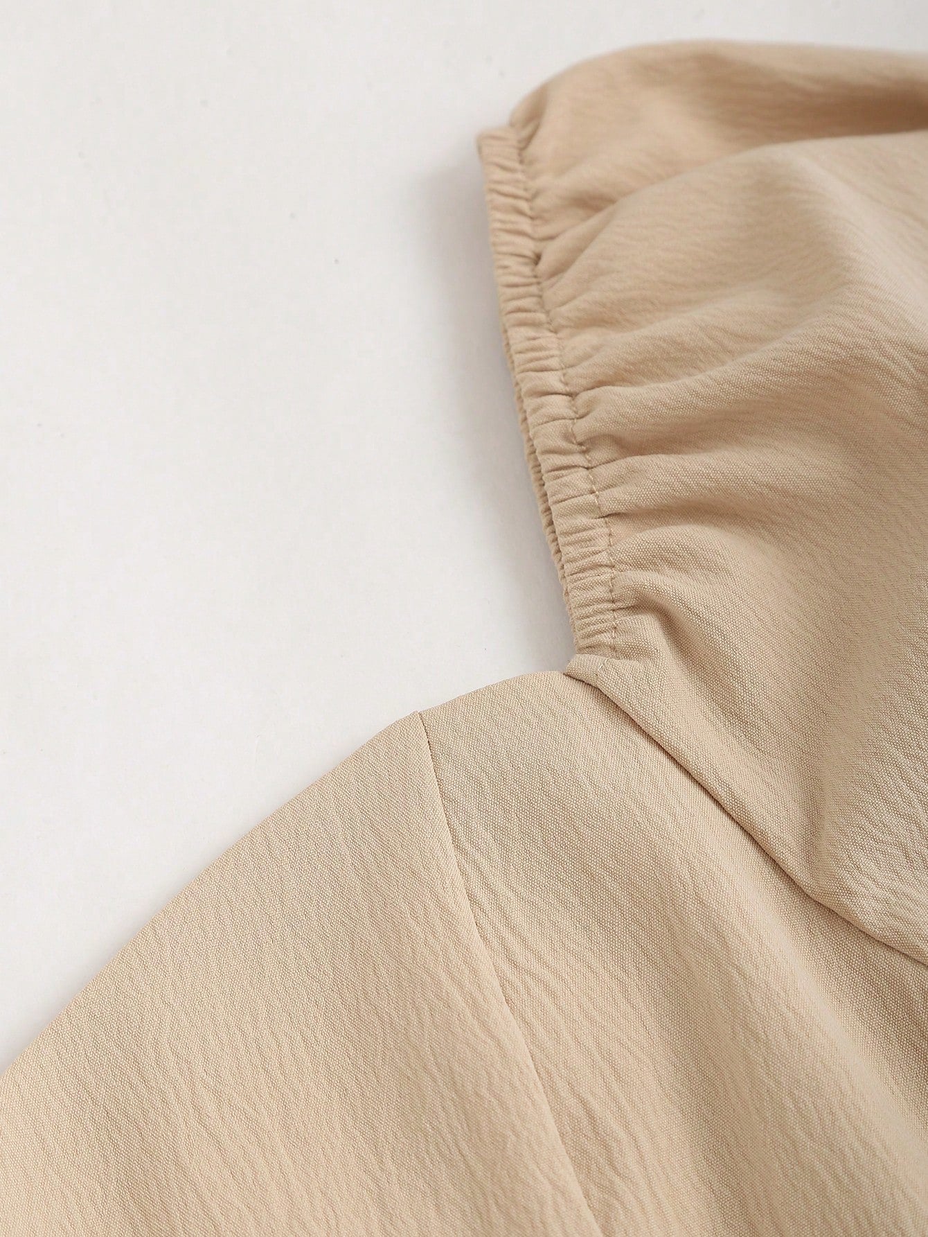 Ditsy Floral Pattern Dress Neutral Color Single Piece Ruffle Neck Design For Daily Styling