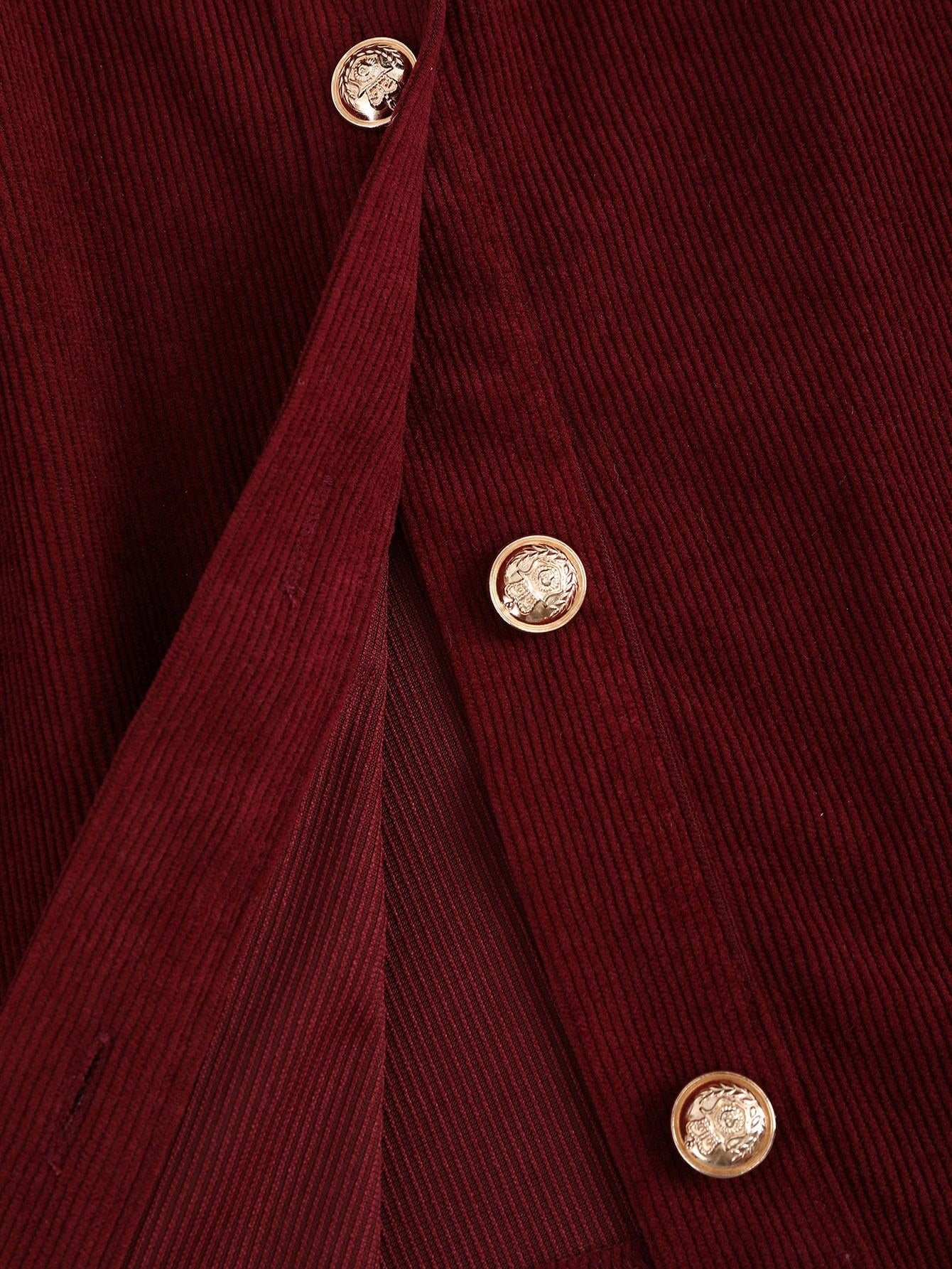 Women’s Woven Fabric Long Sleeve Dress, Stand Collar Button Front Design, Contrast Panel Detail, 1 Piece, For Daily Wear