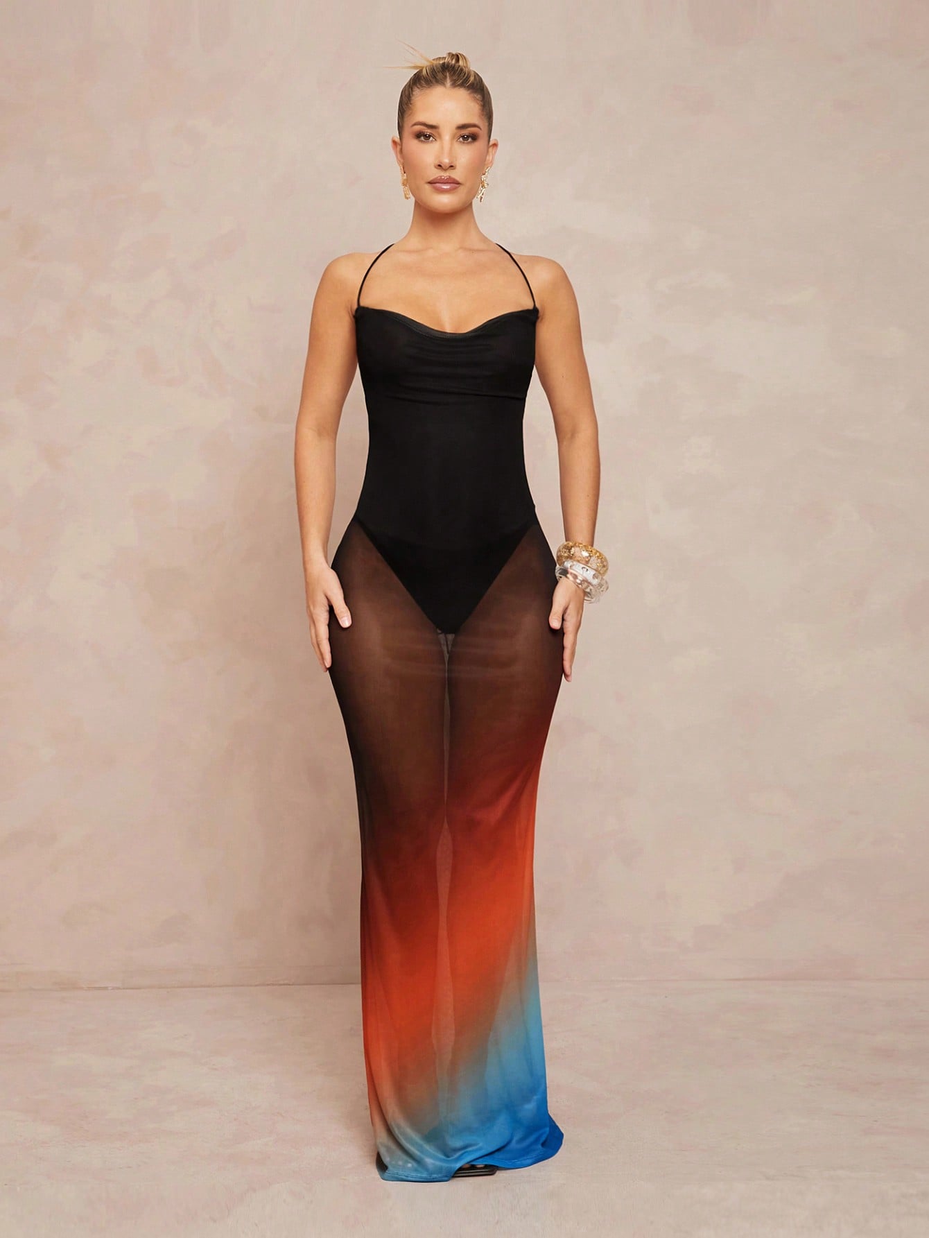 Extra-Long Casual Dress for Beach, Vacation, and Summer Outings