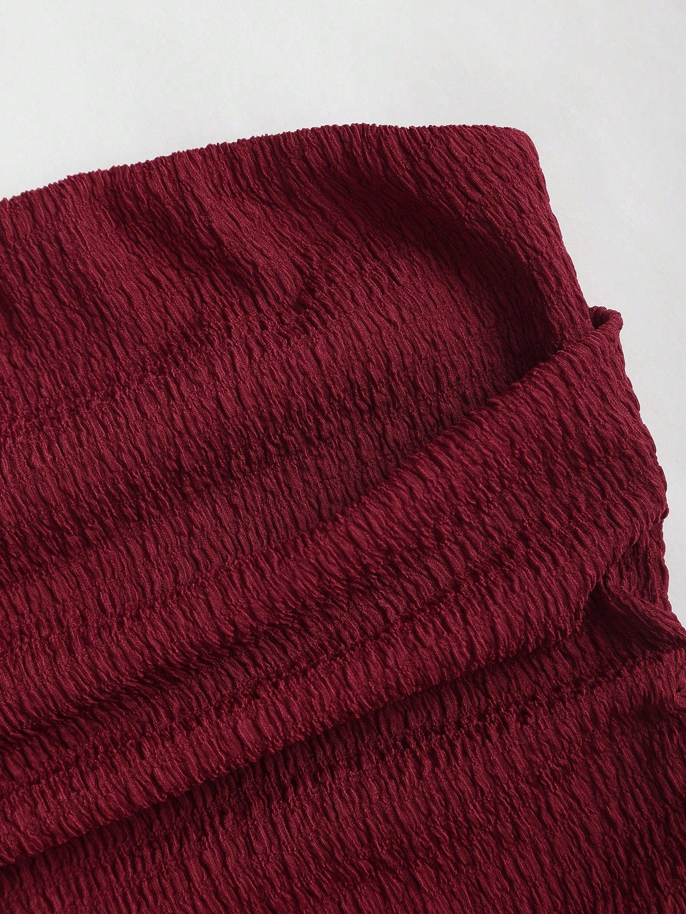 Textured Fabric Dress Neutral Color Single Piece Sleeveless Design For Daily Styling