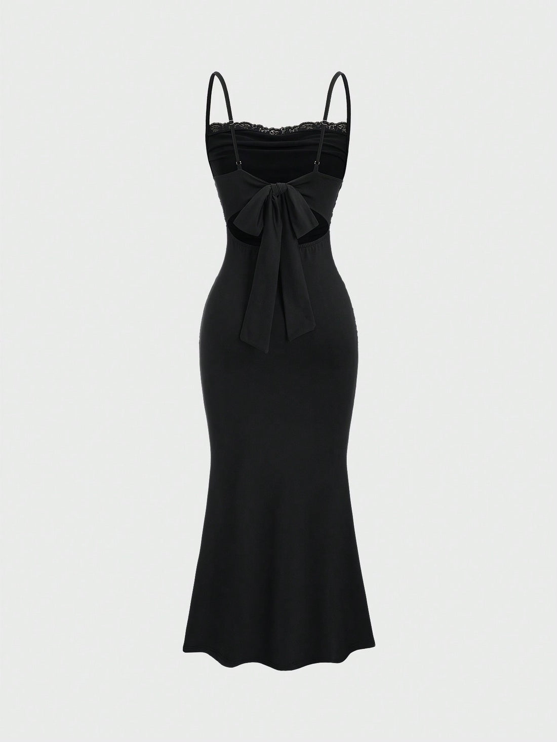 Textured Knit Maxi Dress Black Color Single Piece Ruched Detail Sleeveless Design For General Occasions