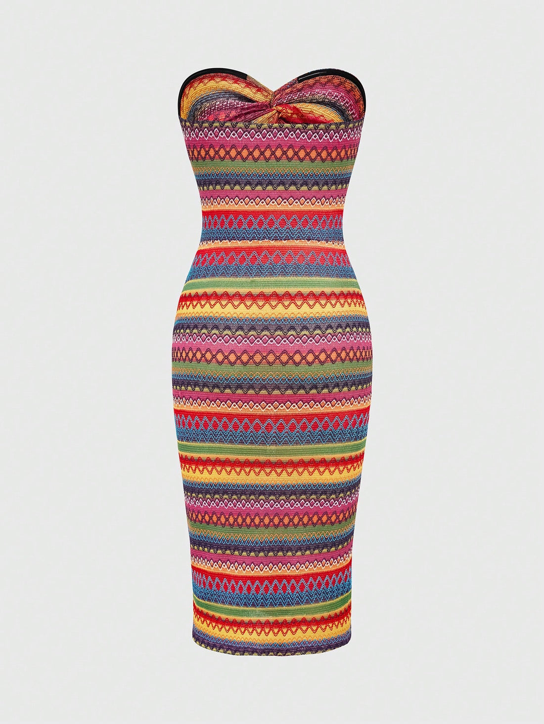 Color Block Dress Neutral Color Single Piece Sleeveless Design For Casual Wear