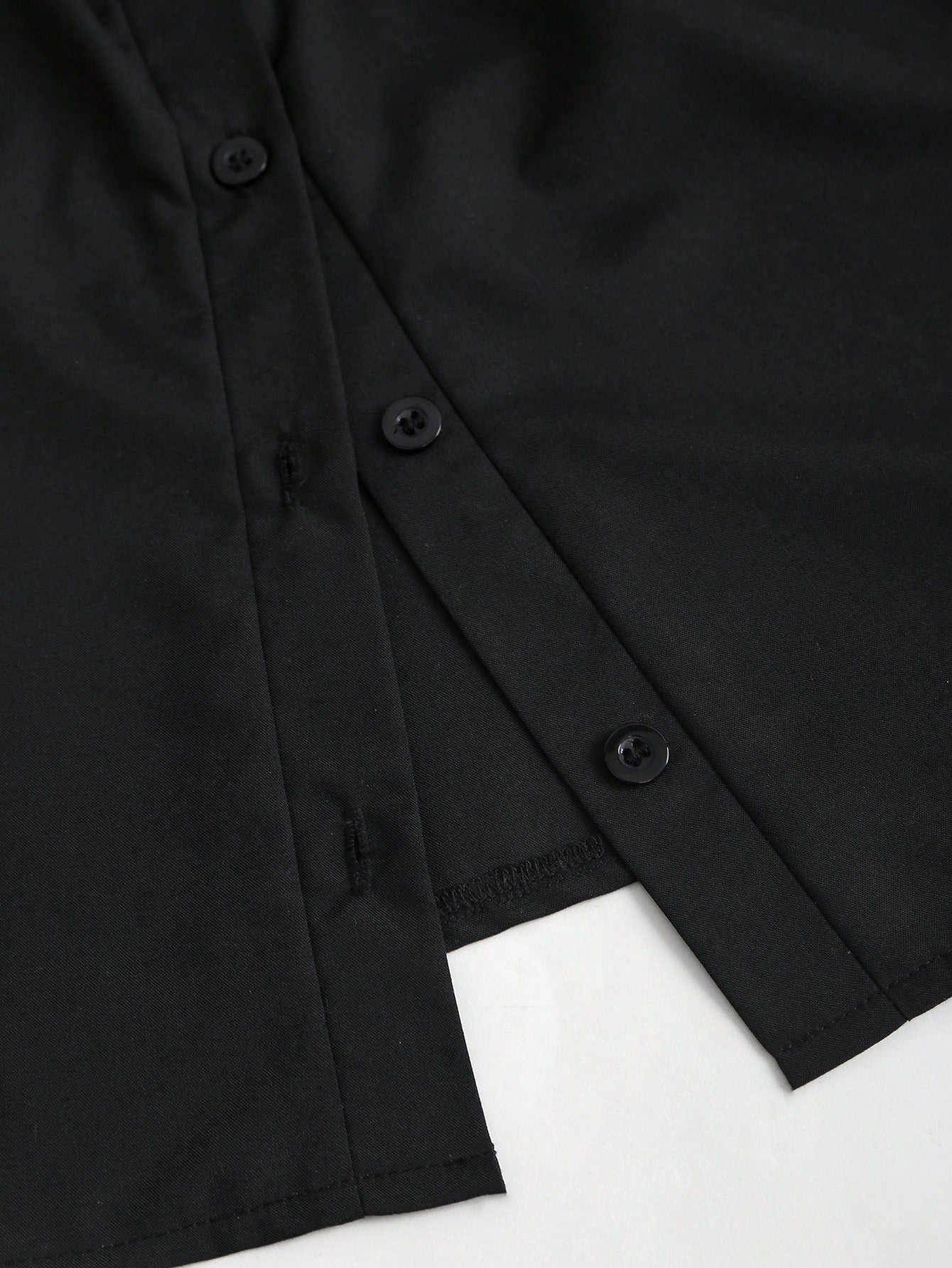 Solid Color Shirt Dress Neutral Color Single Piece Short Sleeve Design For Casual Wear