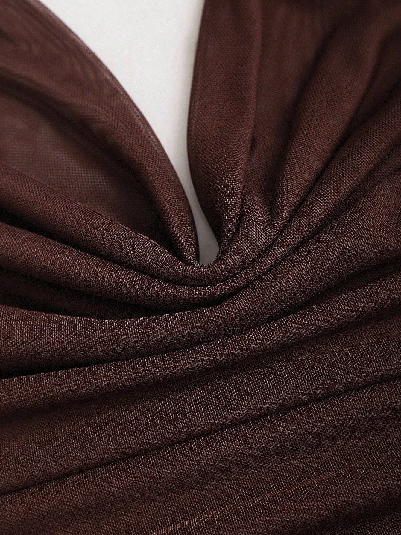 Solid Color Dress Neutral Color Single Piece Ruched Detail Button Collar Design For Daily Styling