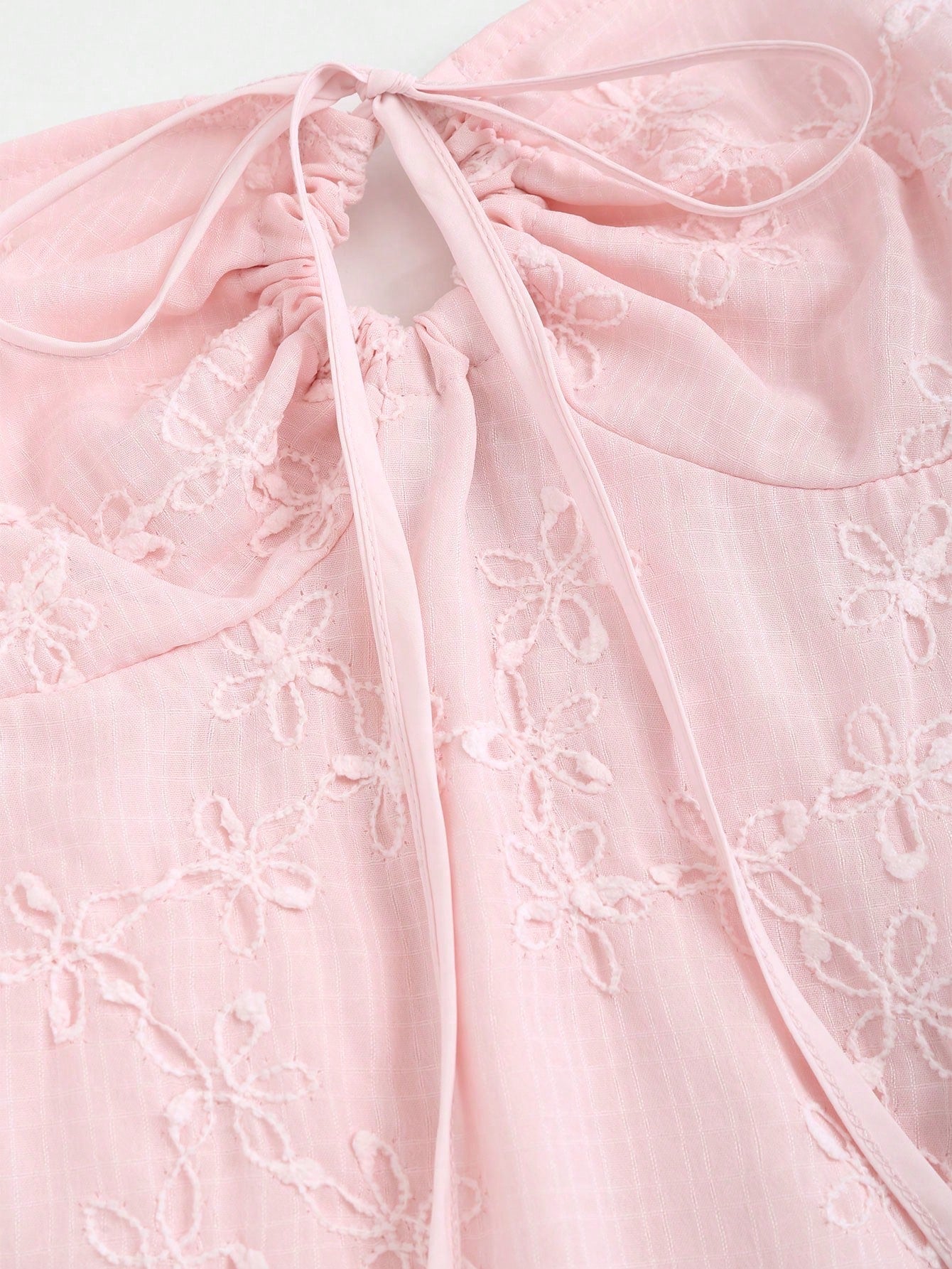 Solid Color Dress Neutral Color Single Piece Bandeau Style Design For Daily Styling