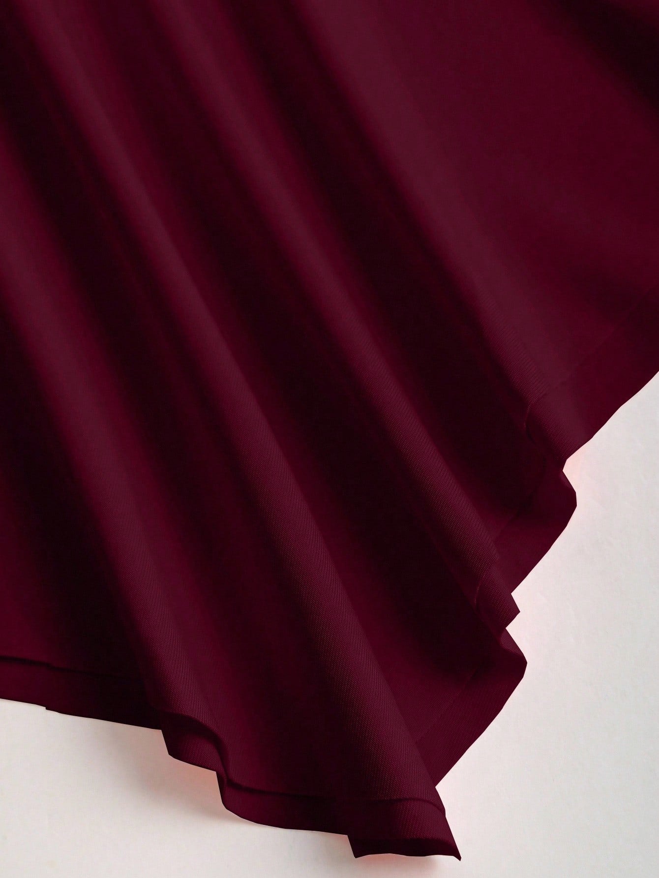 Solid Color Mini Dress Neutral Color Single Piece Asymmetrical Hem Waist Detail Design For Daily Styling