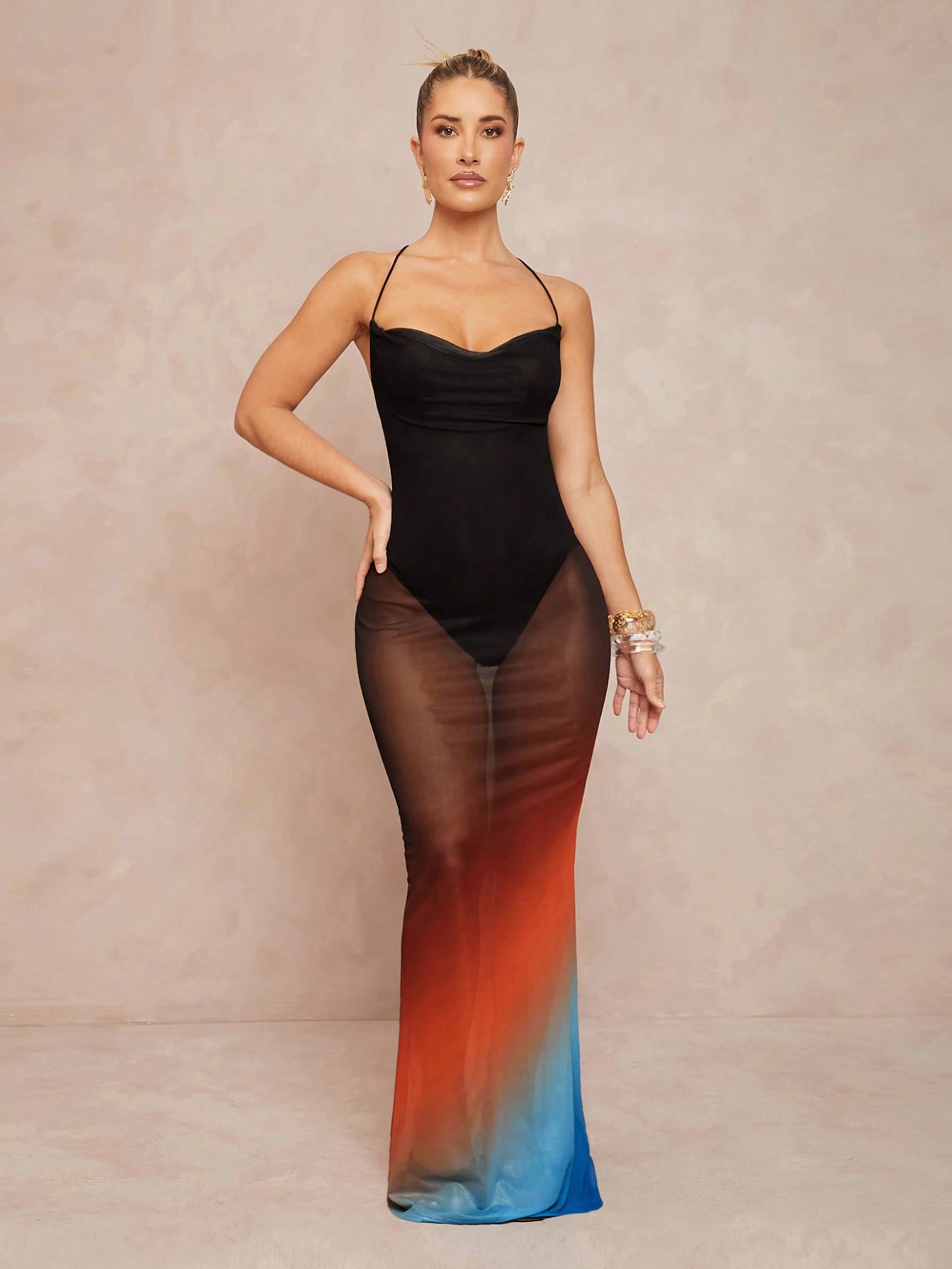 Extra-Long Casual Dress for Beach, Vacation, and Summer Outings