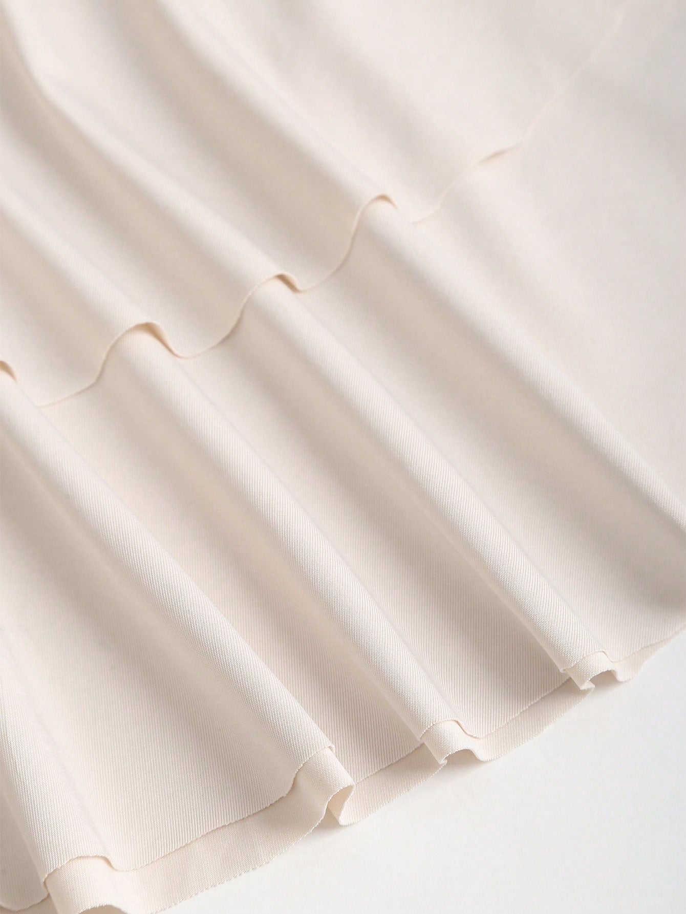 Hanging Necklace Spiral Gold Jewelry Design with Tiered Mini Dress