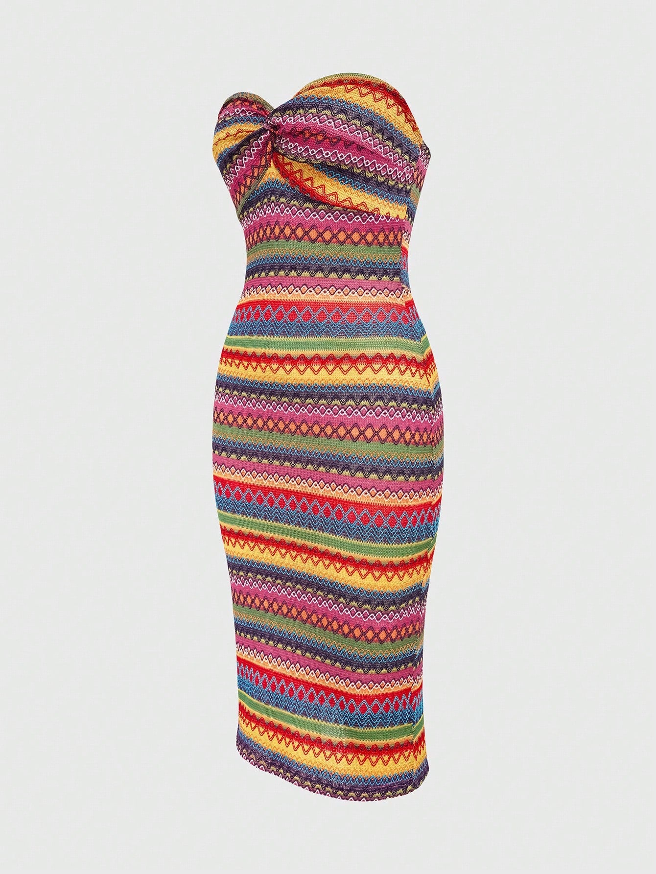 Color Block Dress Neutral Color Single Piece Sleeveless Design For Casual Wear