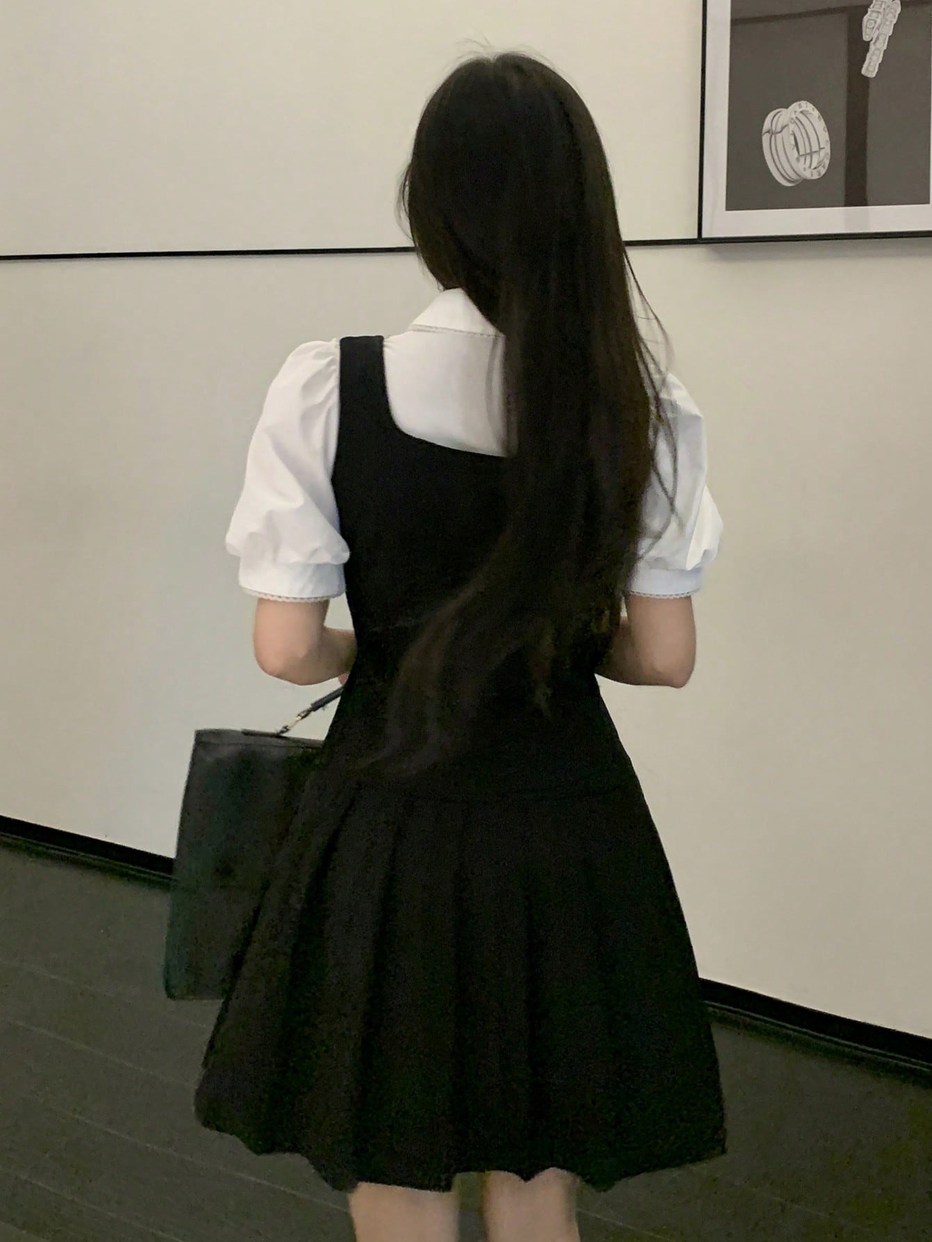 Women’s Woven Fabric Dress, Sleeveless Buckle Detail Design, 1 Piece, For Seasonal Everyday Wear