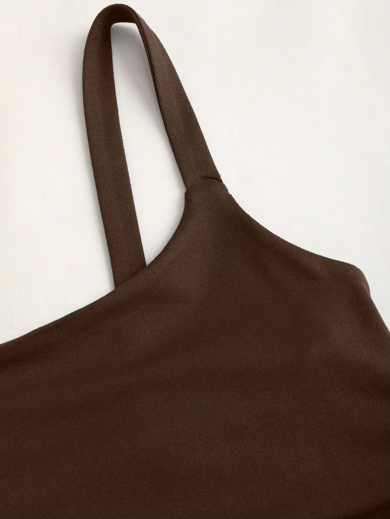 Solid Color Mini Dress Neutral Color Single Piece Drawstring Asymmetrical Hem Design For Casual Wear