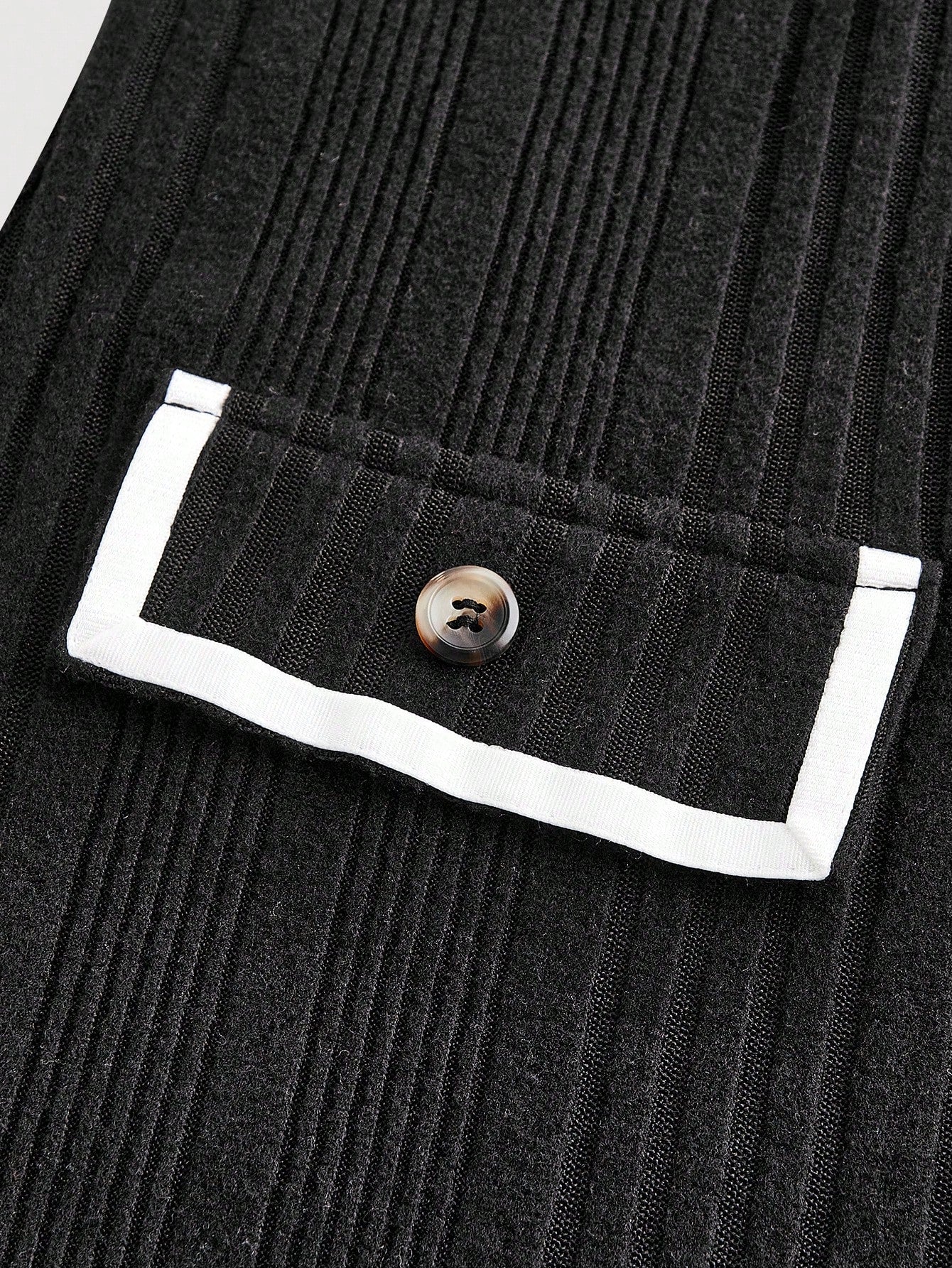 Women’s Woven Fabric Dress, Blouse Collar Design, Bell Sleeve Detail, 1 Piece, For Cooler Season Wear