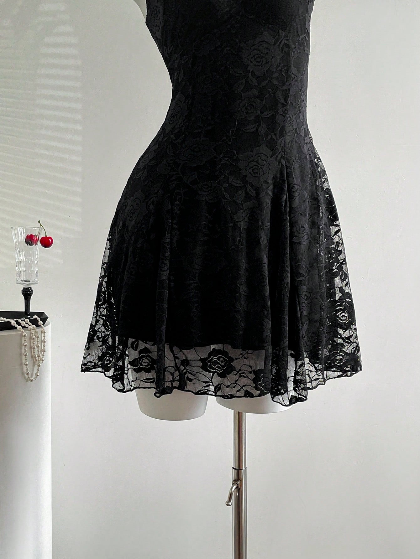 Solid Color Mini Dress Pink Color Single Piece Ruffle Detail Textured Fabric Design For Daily Styling