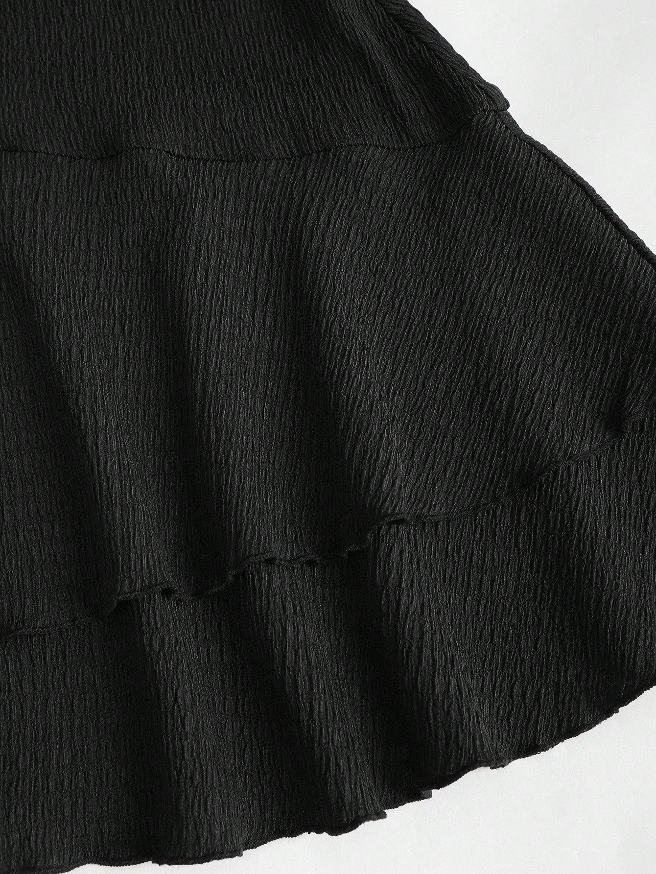 Textured Fabric Dress Neutral Color Single Piece Sleeveless Design For Daily Styling