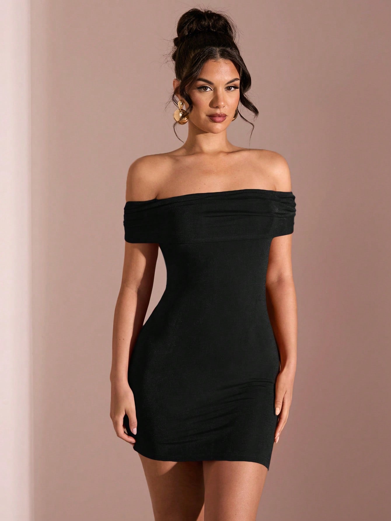 Solid Red Off-Shoulder Mermaid Backless Bodycon Mini Dress for Evening Events