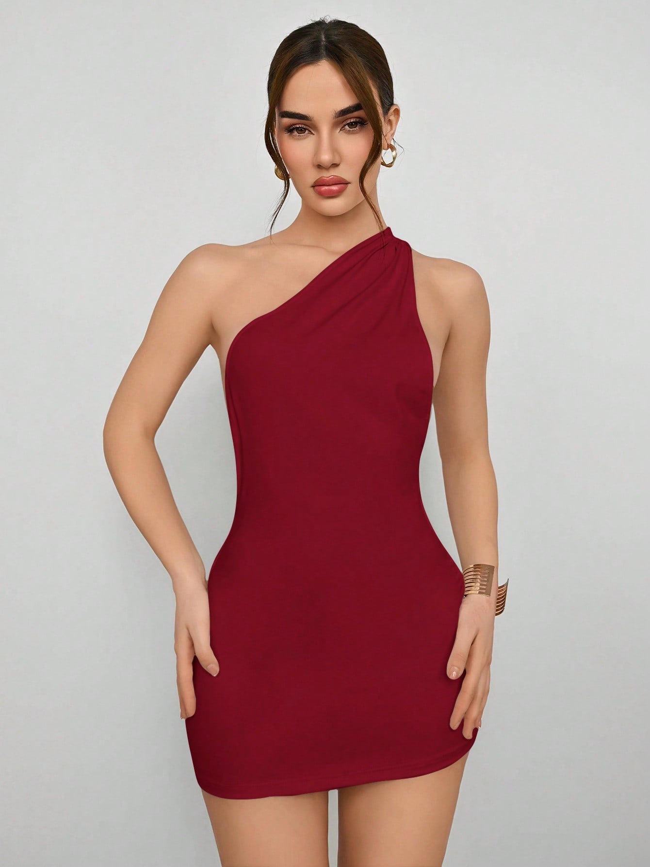 Elegant Open Back Fitted Mini Dress with Ribbon Details for Summer and Party Occasions