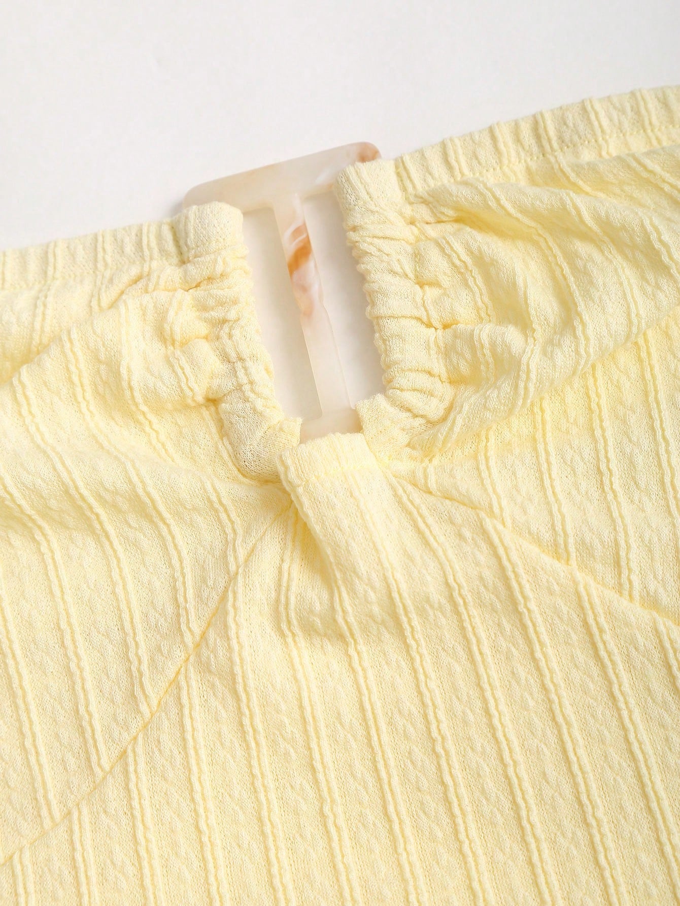Solid Color Mini Dress Neutral Color Single Piece Halter Neck Buckle Detail Design For Daily Styling